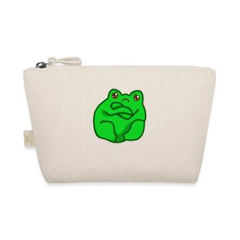 Funny Stubborn Frog, Cute Frog Lover - Organic Pouch - nature - Front