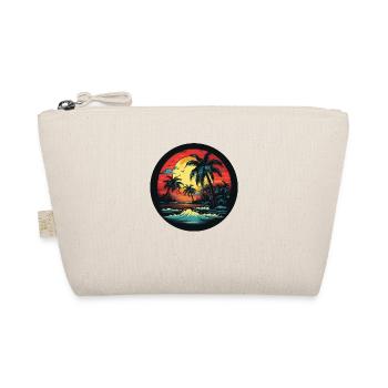Ready for the island: holidays on the beach with palm trees - Organic Pouch - nature - Front