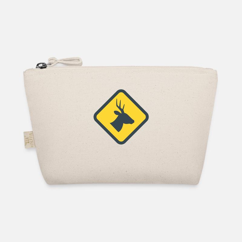 Warning deer Organic Pouch
