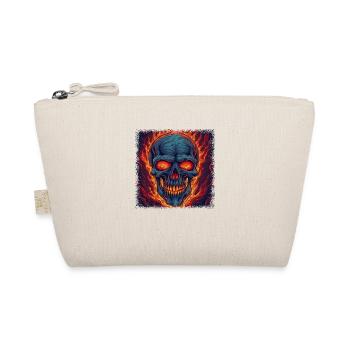 Biker Shirt Birthday Baby Skeleton Tshirts - Organic Pouch - nature - Front