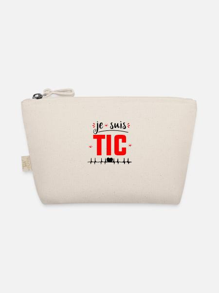 Je Suis TIC -Tic Tac Drôle Cadeau pour les couples - Trousse biologique - nature