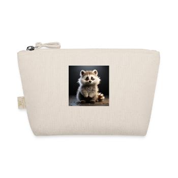 Waschbär - Bio-Täschchen - Natur - Vorne