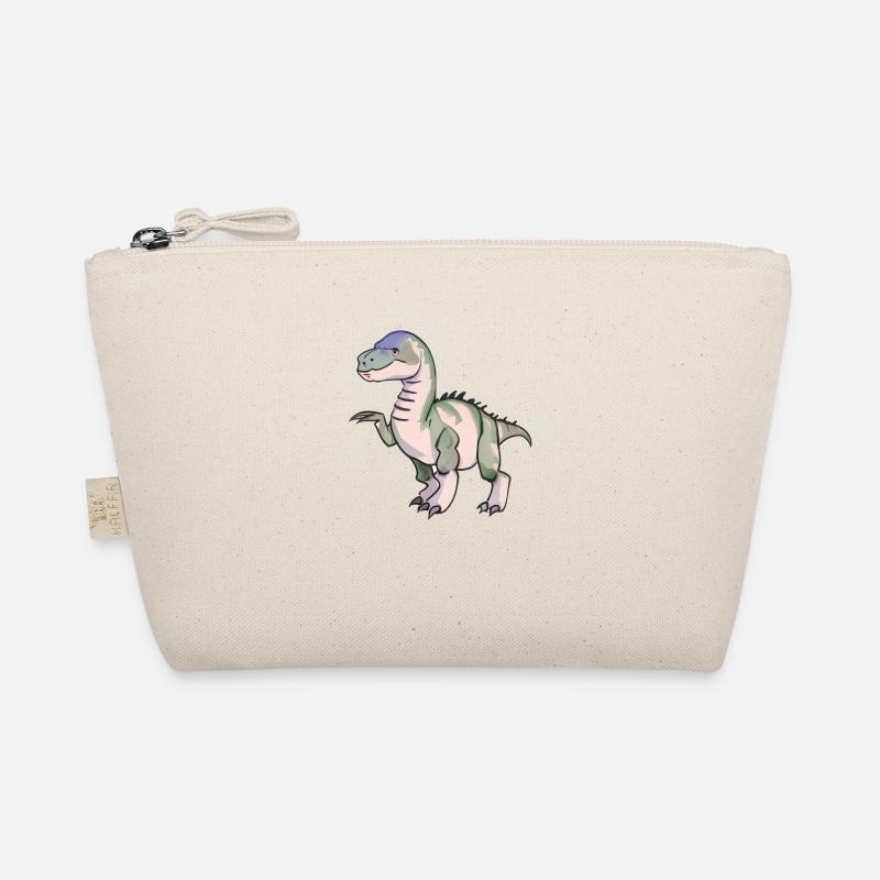 Dinosaurier klein - Dinofreunde - DesignWerkstatt - Bio-Täschchen - Natur