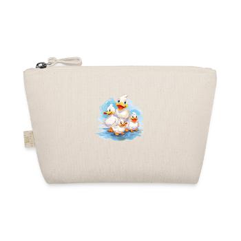cheerful ducks - Organic Pouch - nature - Front