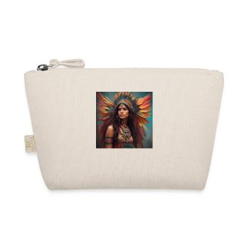 Feather of Colors 1 - Organic Pouch - nature - Front