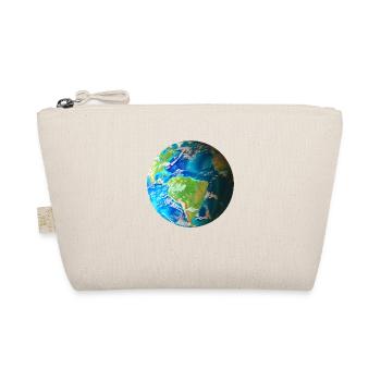 World in your hands - Discover the globe - Organic Pouch - nature - Front