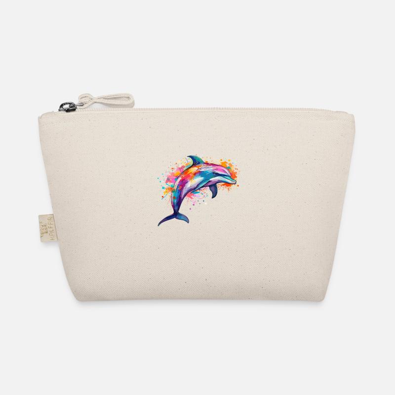 der bunte Delfin Bio-Täschchen