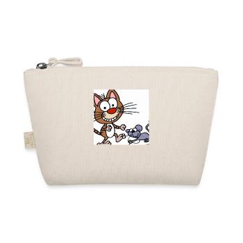 cat and mouse - Organic Pouch - nature - Front