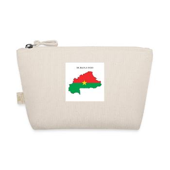 Burkina Faso flag, map - Organic Pouch - nature - Front