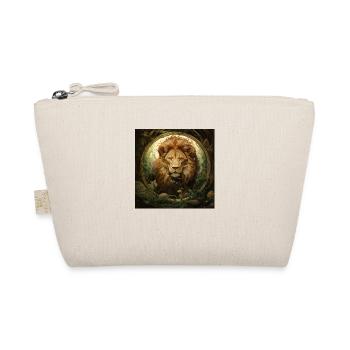 Pièce de verre lion dans les herbes - Trousse biologique - nature - Devant