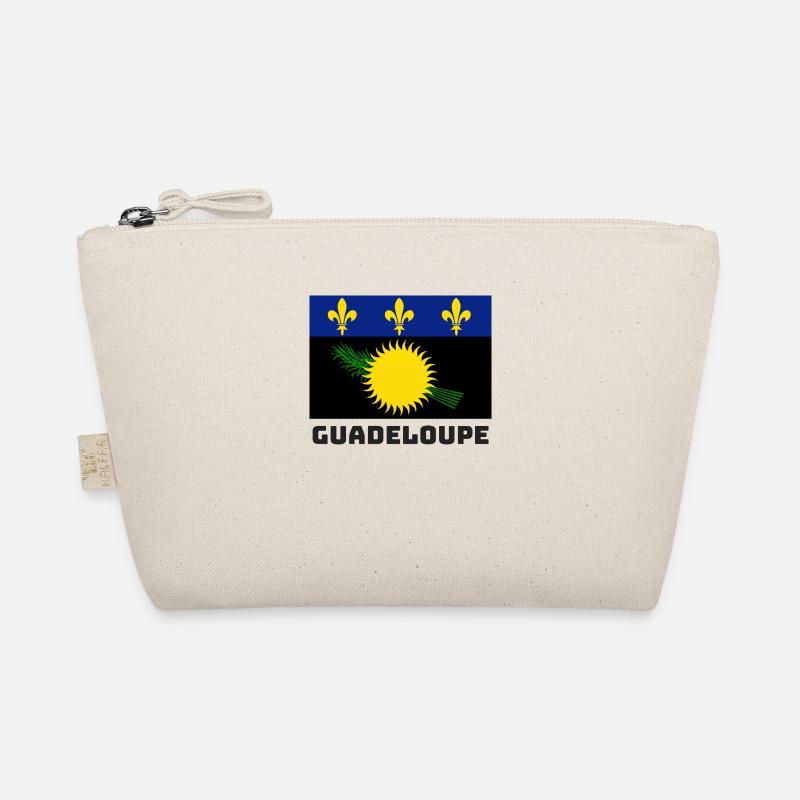 Guadeloupe flag Organic Pouch