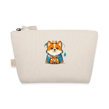 cute dog king - Bio-Täschchen - Natur - Vorne