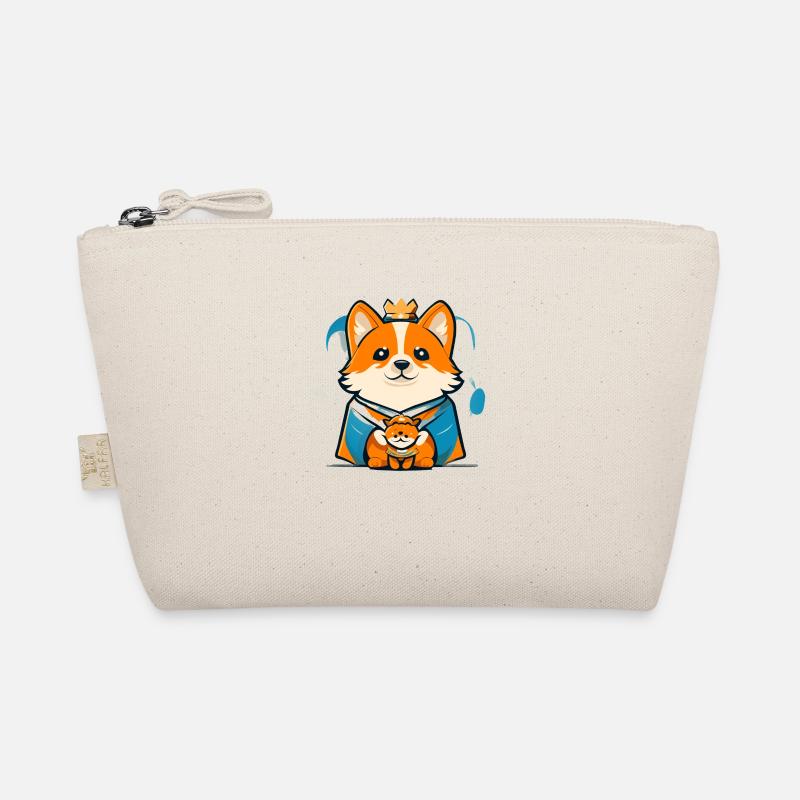 cute dog king Bio-Täschchen
