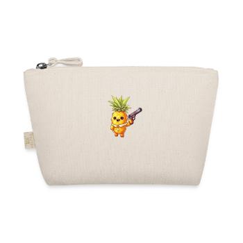 Angriffslustige Ananas - Bio-Täschchen - Natur - Vorne