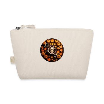 Halloween Coffee With Friends Pumpkins And Leaves - Organic Pouch - nature - Front