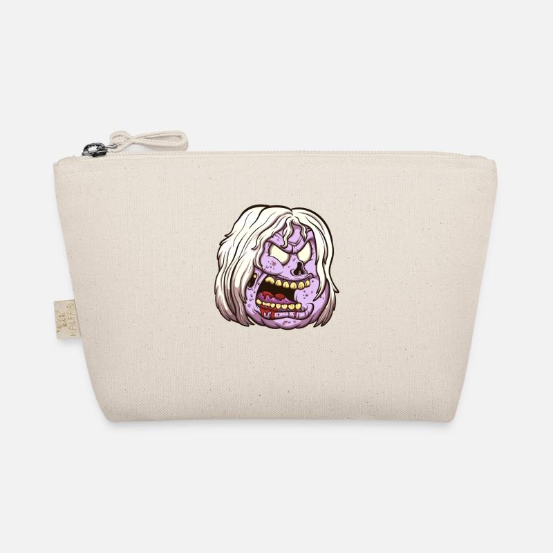 Weiblicher Zombiekopf Bio-Täschchen