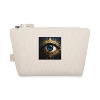 Eye mandala - Bio-Täschchen - Natur - Vorne