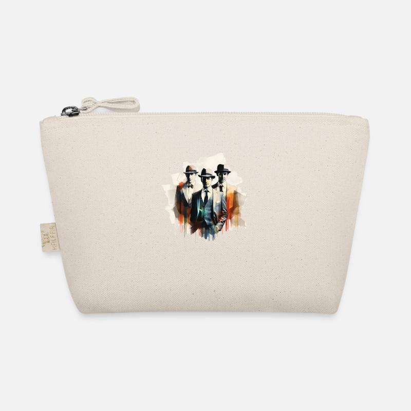 Retro Gentlemen - Organic Pouch - nature