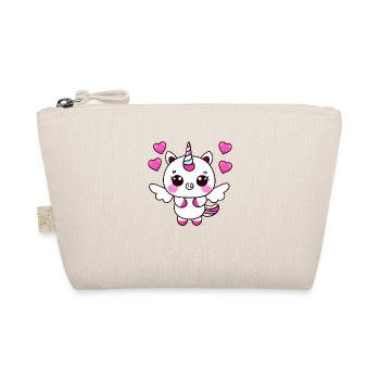 Einhorn Mädchen Unicorn Fabeltier Einhörner - Bio-Täschchen - Natur - Vorne