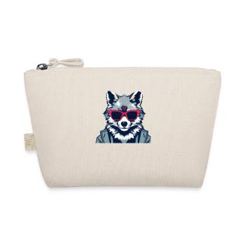 cooler Wolf - Bio-Täschchen - Natur - Vorne
