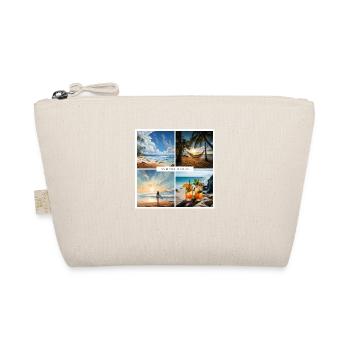 Summer, Sommer, good life, Beach, Strand, Urlaub - Bio-Täschchen - Natur - Vorne