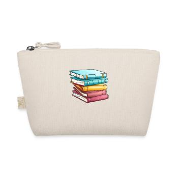 Book Reading Books Gift Reader Book Lover - Organic Pouch - nature - Front