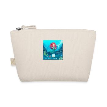 Bachelor party my happy day as a mermaid - Organic Pouch - nature - Front