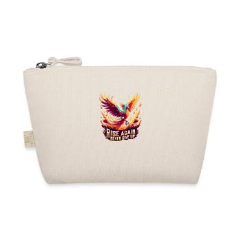 Never give up: Phoenix from the ashes - Organic Pouch - nature - Front