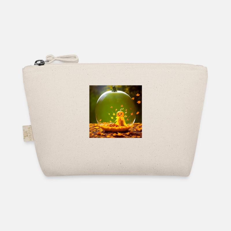 Halloween Pumpkin Ghost Organic Pouch