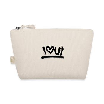 I Love U T-shirt - Organic Pouch - nature - Front