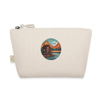 Lakeside House / Cabin / Lake / Mountains / Nature /Forest - Organic Pouch - nature - Front