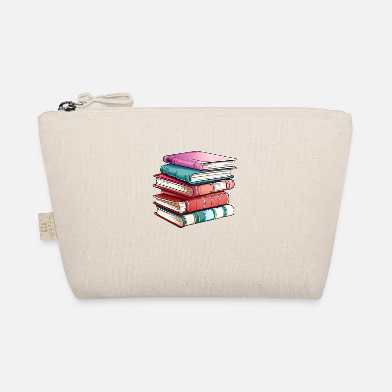 Buch Lesen Buchliebhaber Geschenk Bücher Leser - Bio-Täschchen - Natur