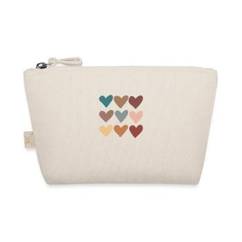 9 hearts - Organic Pouch - nature - Front