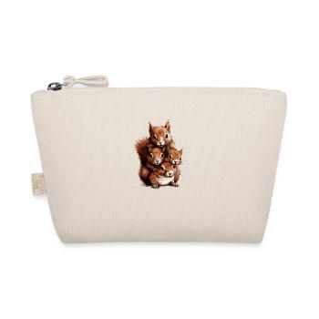 Squirrel - Organic Pouch - nature - Front