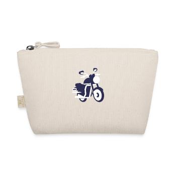 Motorcycle Motorcross Motorcyclist Motorcycle Fan - Organic Pouch - nature - Front