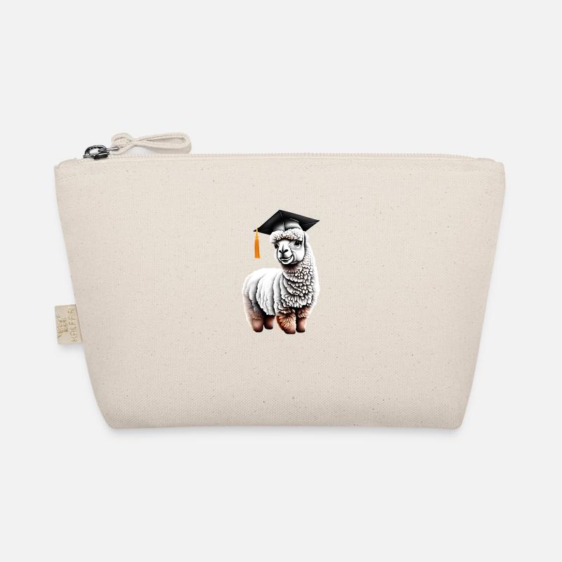 Bachelor Graduate Alpaca Studies School Leaving Certificate Organic Pouch