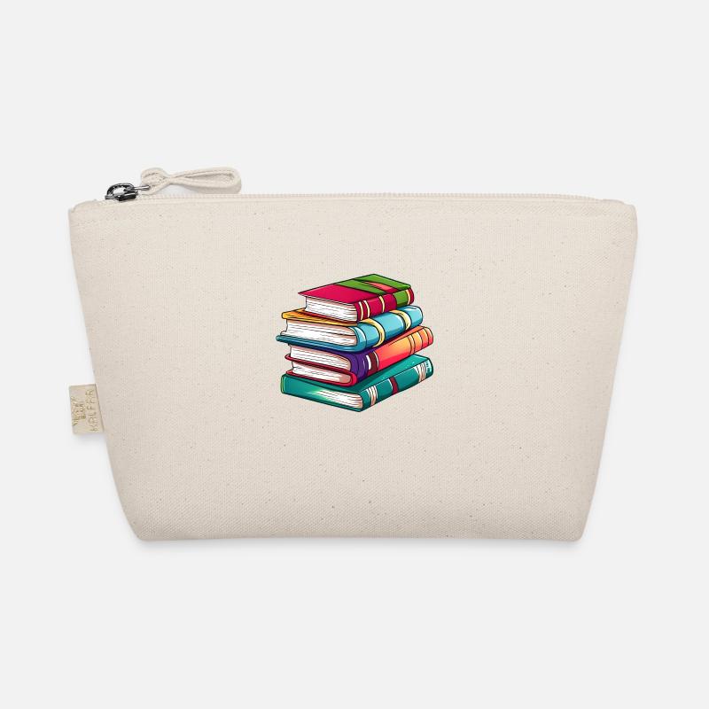 Buch Lesen Bücher Geschenk Leser Buchliebhaber - Bio-Täschchen - Natur