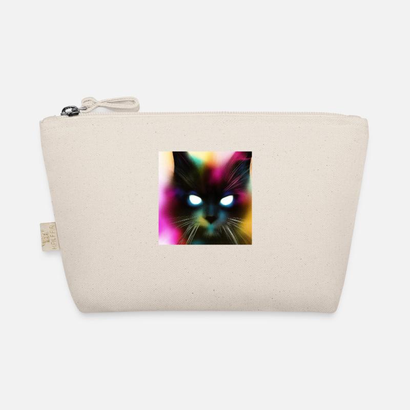 Creepy Cat - Bio-Täschchen - Natur