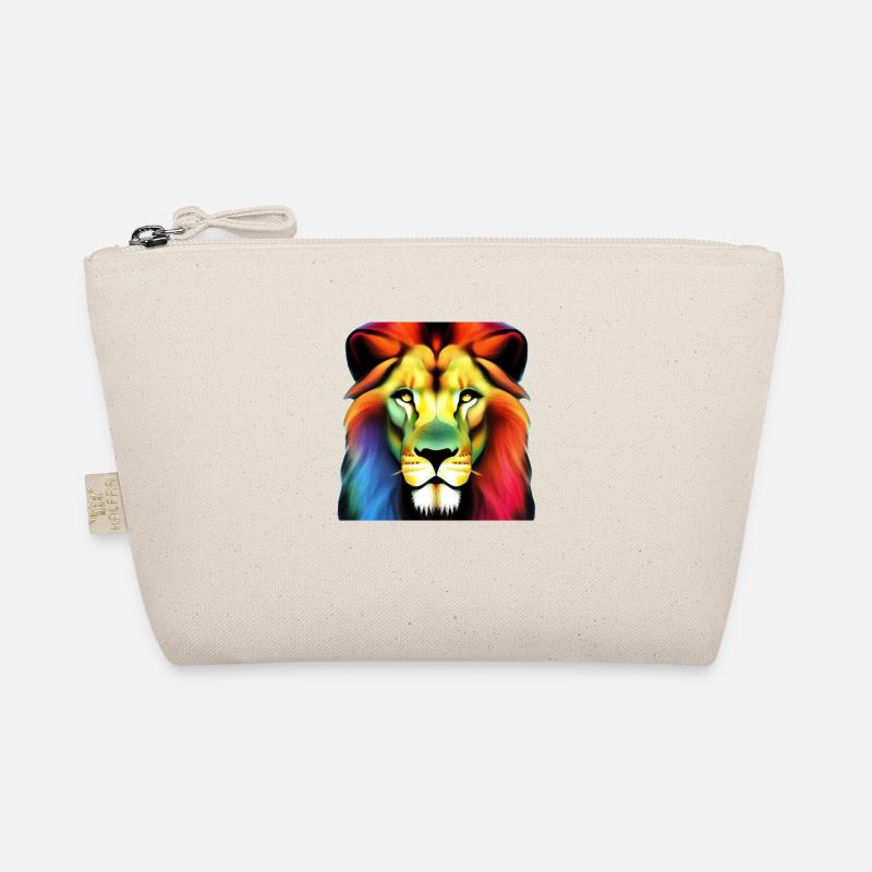 Lion Colored - Bio-Täschchen - Natur
