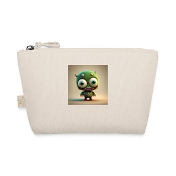 Joyeux Halloween mignon monstre langue de plaisir effrayant - Trousse biologique - nature - Devant