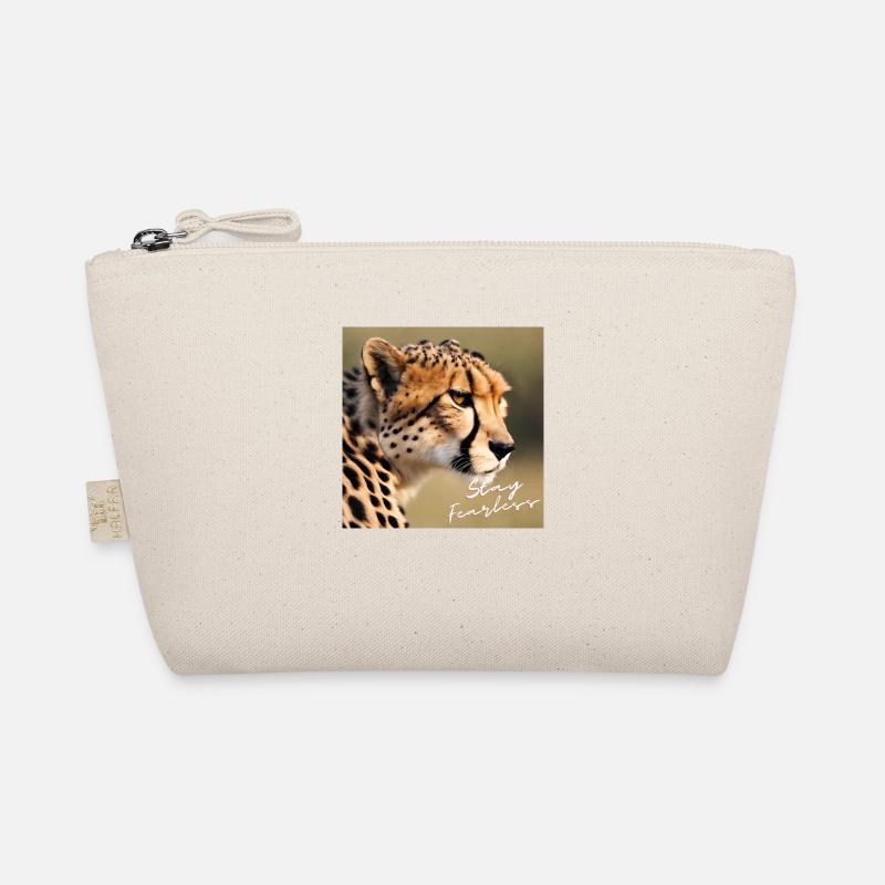 Stay Fearless - Cheetah Design Organic Pouch