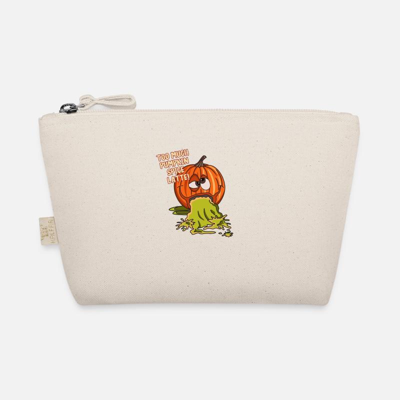 Pumpkin Halloween puke - Organic Pouch - nature