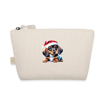 Teckel Noël X-Mas Chien Teckel Chiot - Trousse biologique - nature - Devant