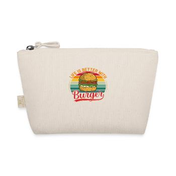 Life is better with Burger - Bio-Täschchen - Natur - Vorne