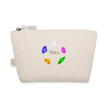Gemstone Circle, Shine - Organic Pouch - nature - Front