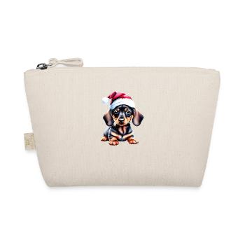 Teckel X-Mas Chien de Noël Dachshund Chiot - Trousse biologique - nature - Devant