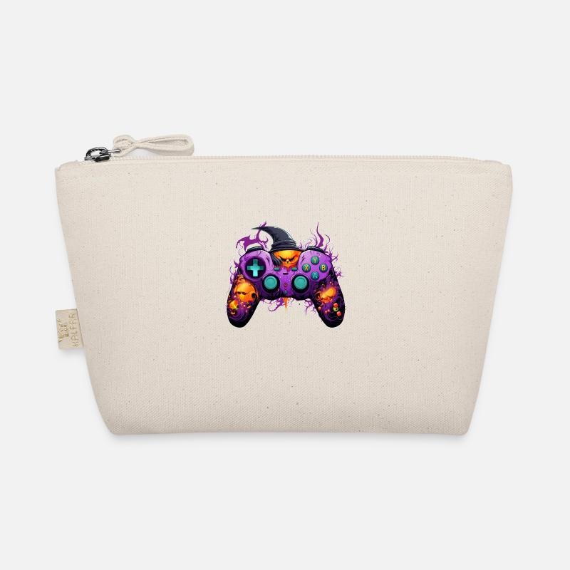 Drôle Halloween Cartoon Gaming Controller Witch Trousse biologique