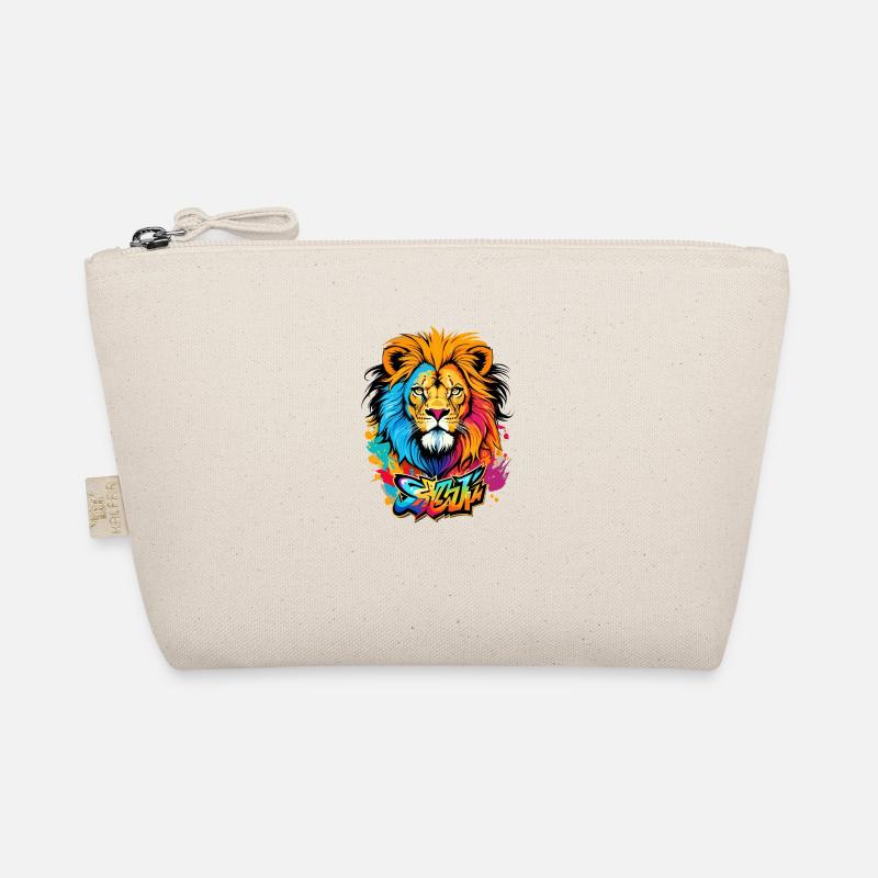Lion graffiti - Trousse biologique - nature