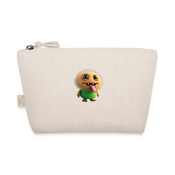 Joyeux Halloween mignon monstre langue de plaisir effrayant - Trousse biologique - nature - Devant