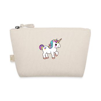 Unicorn Girl Unicorn Mythical Beast Unicorns - Organic Pouch - nature - Front